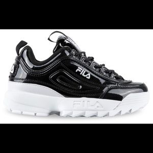 Women's Disruptor 2 Premium Patent Black Sneakers